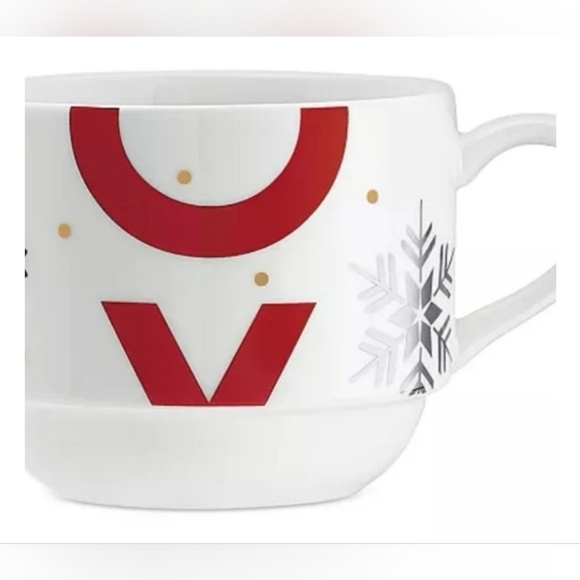 The Cellar stackable mugs multicolor Holiday JOY 4 - Picture 4 of 7